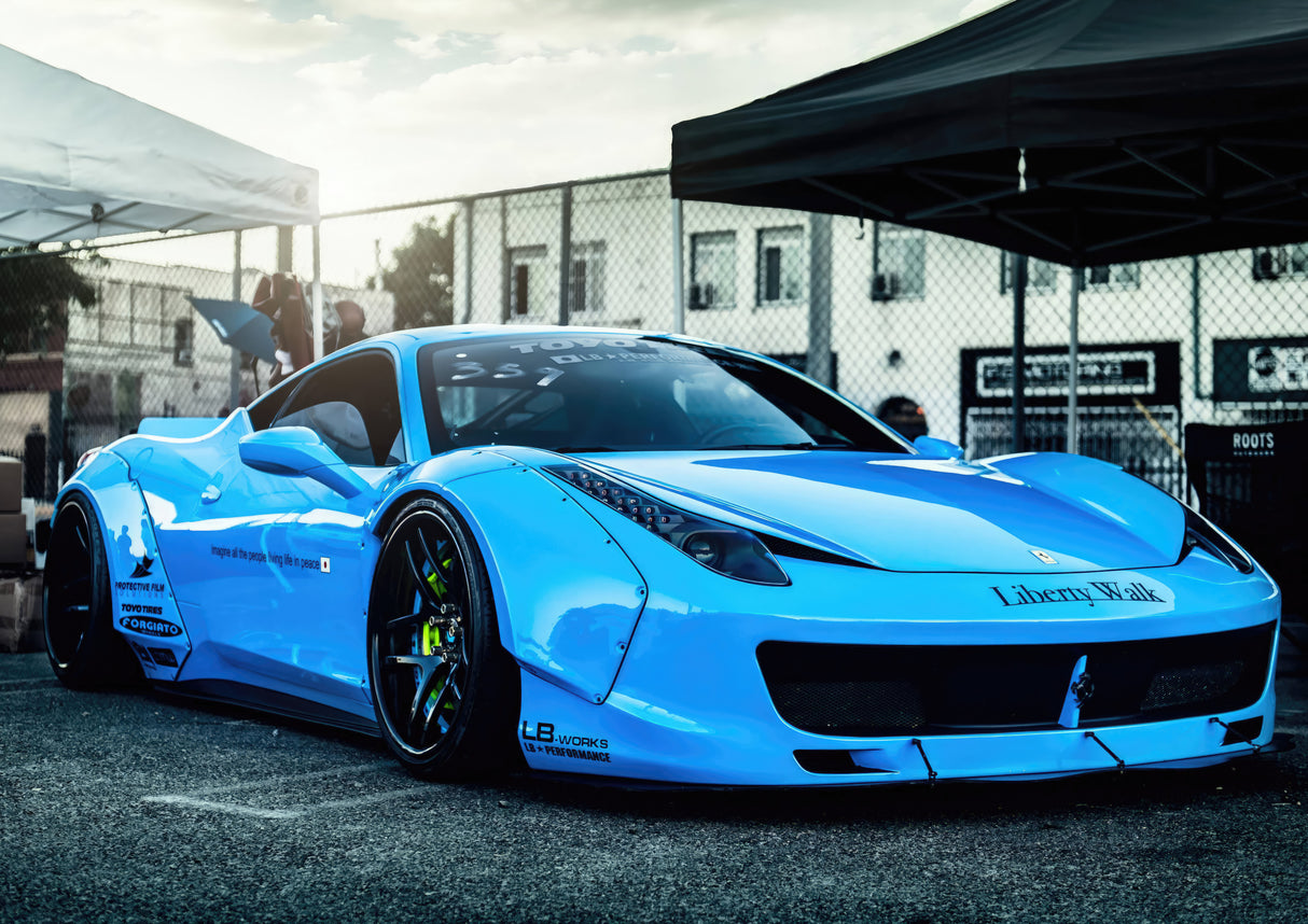 Fast Car Supercar Design 33 A2 Size Posters-Pixel Demon