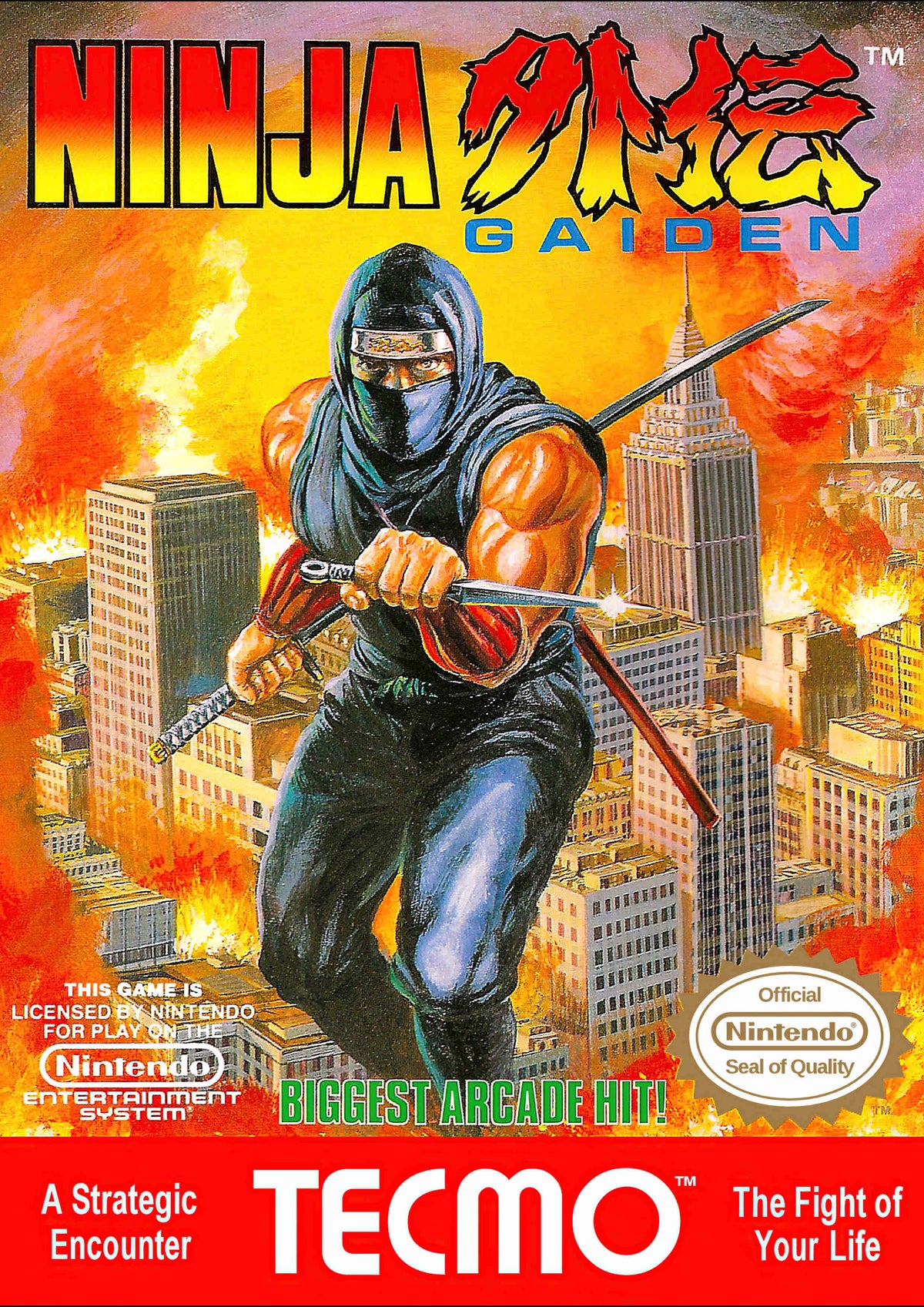 Retro SNES Ninjagaiden A2 Size Posters-Pixel Demon