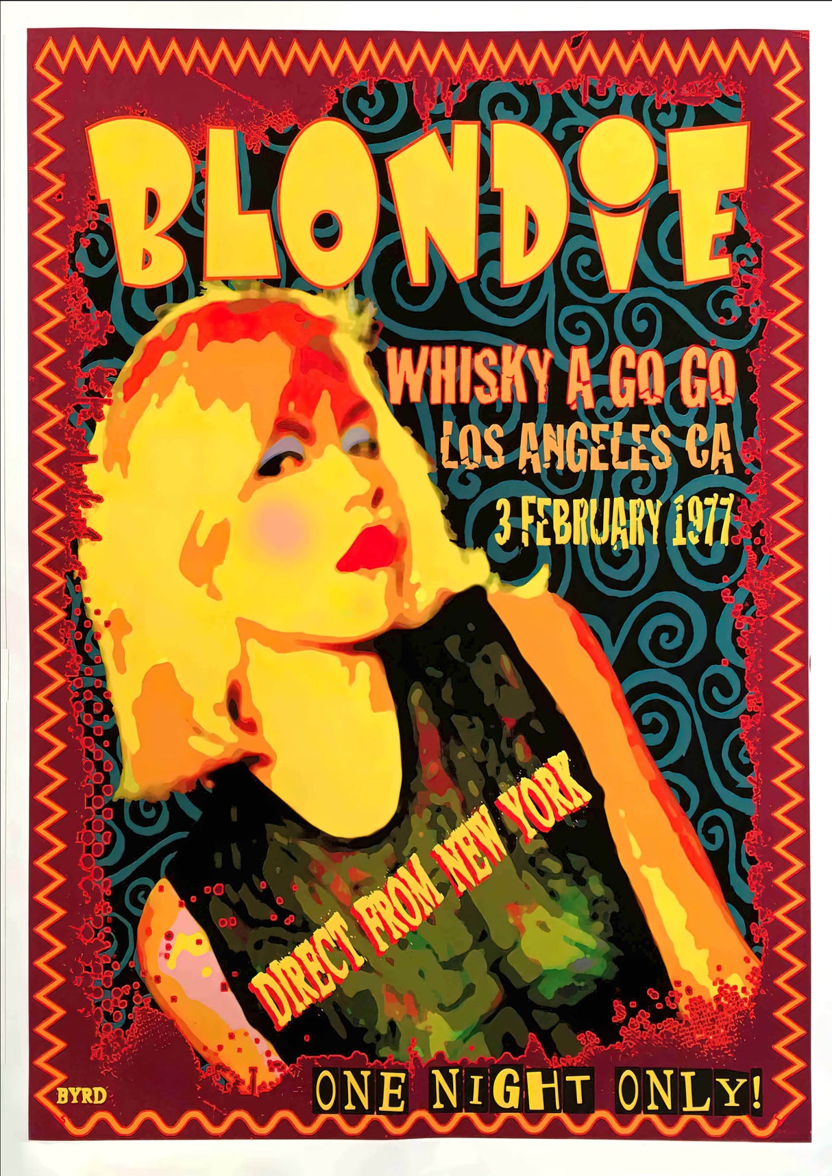 Blondie Vintage Gig A2 Size Posters-Pixel Demon