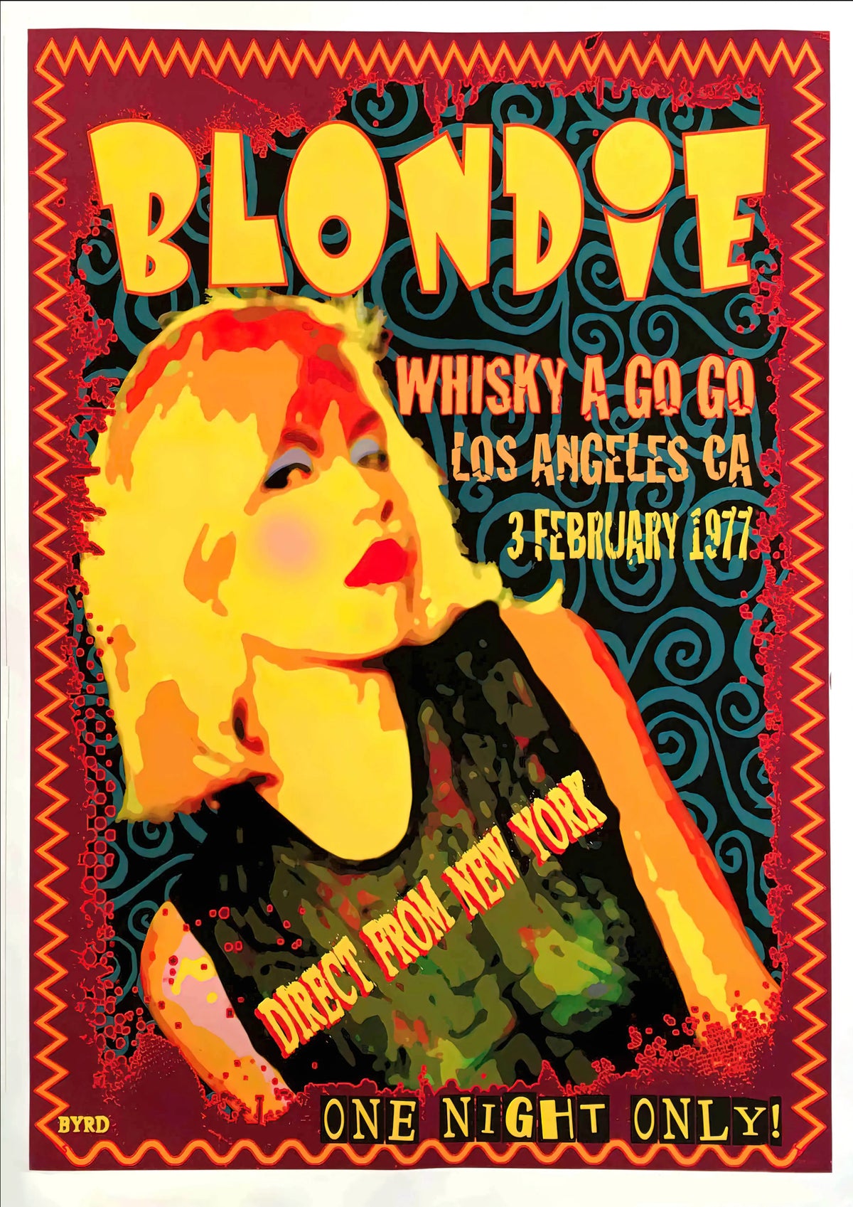 Blondie Vintage Gig A2 Size Posters-Pixel Demon