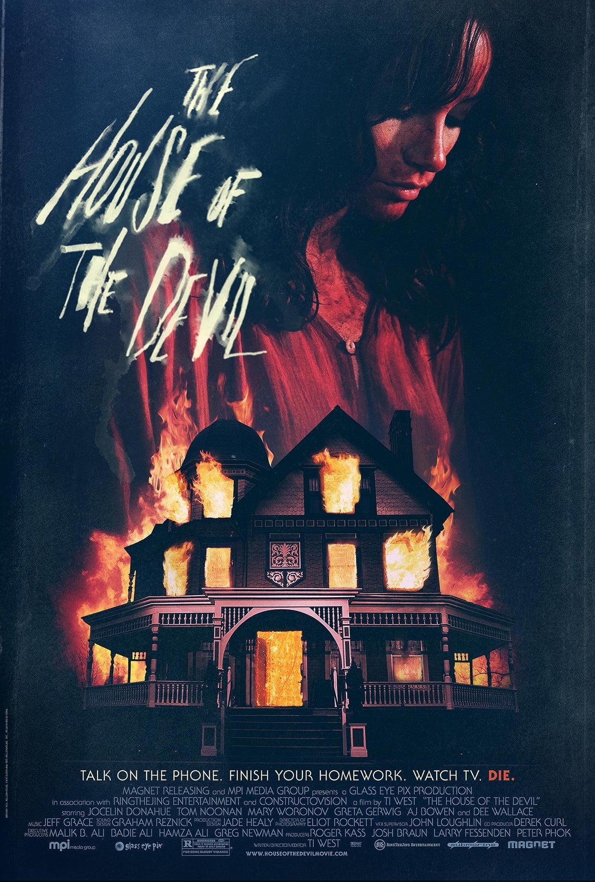 The House Of The Devil A2 Size Movie Poster-Pixel Demon