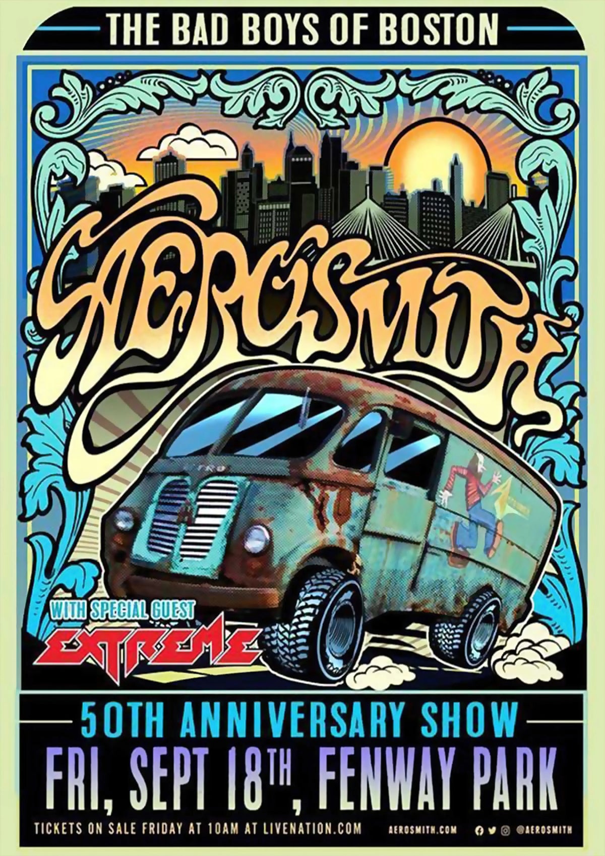 Aerosmith Vintage Gig A2 Size Posters-Pixel Demon