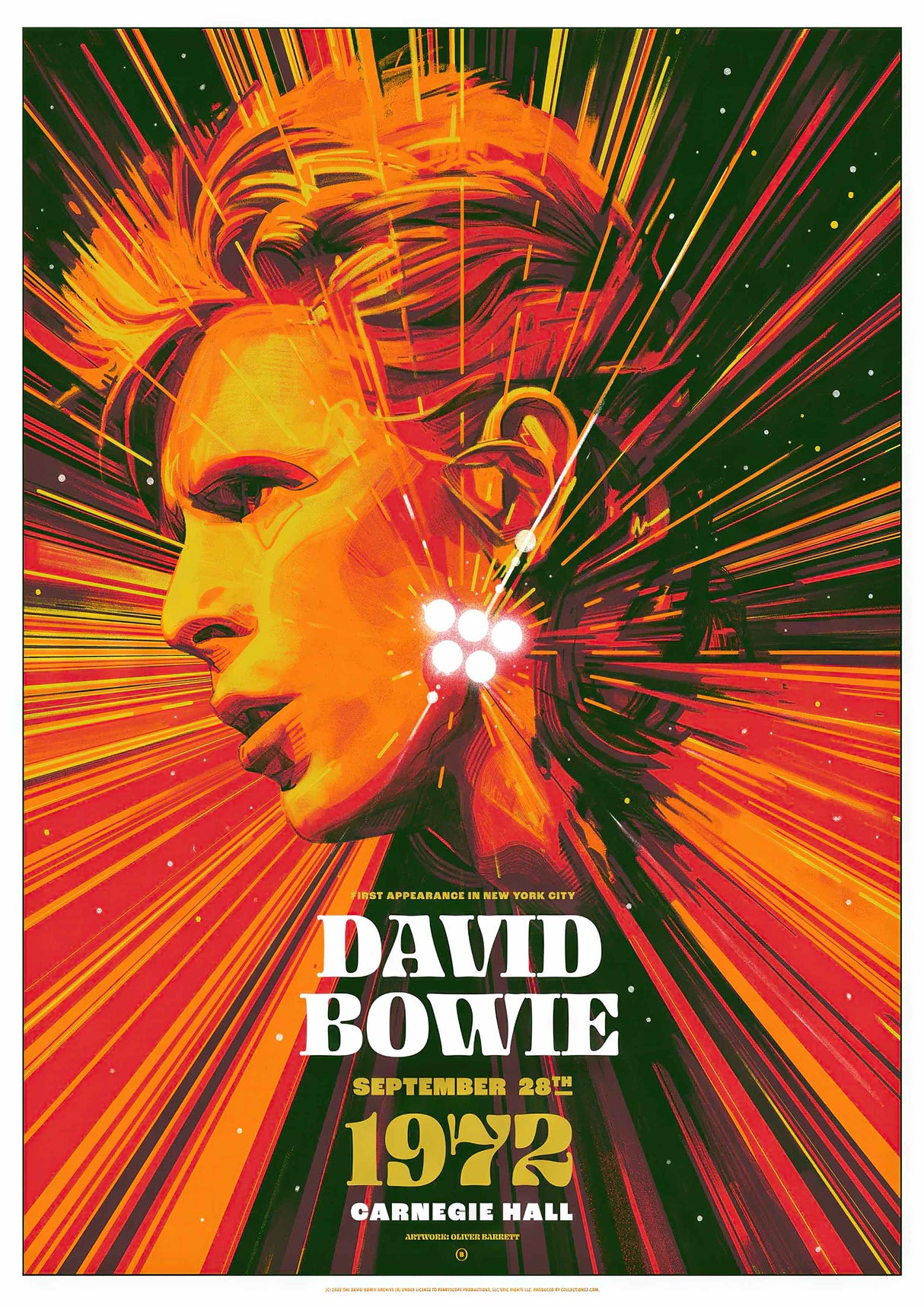 David Bowie 1 Vintage Gig A2 Size Posters-Pixel Demon