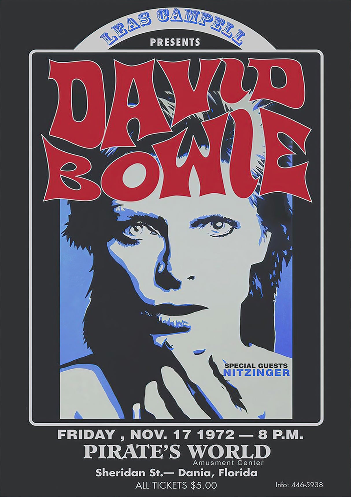 David Bowie Vintage Gig A2 Size Posters-Pixel Demon