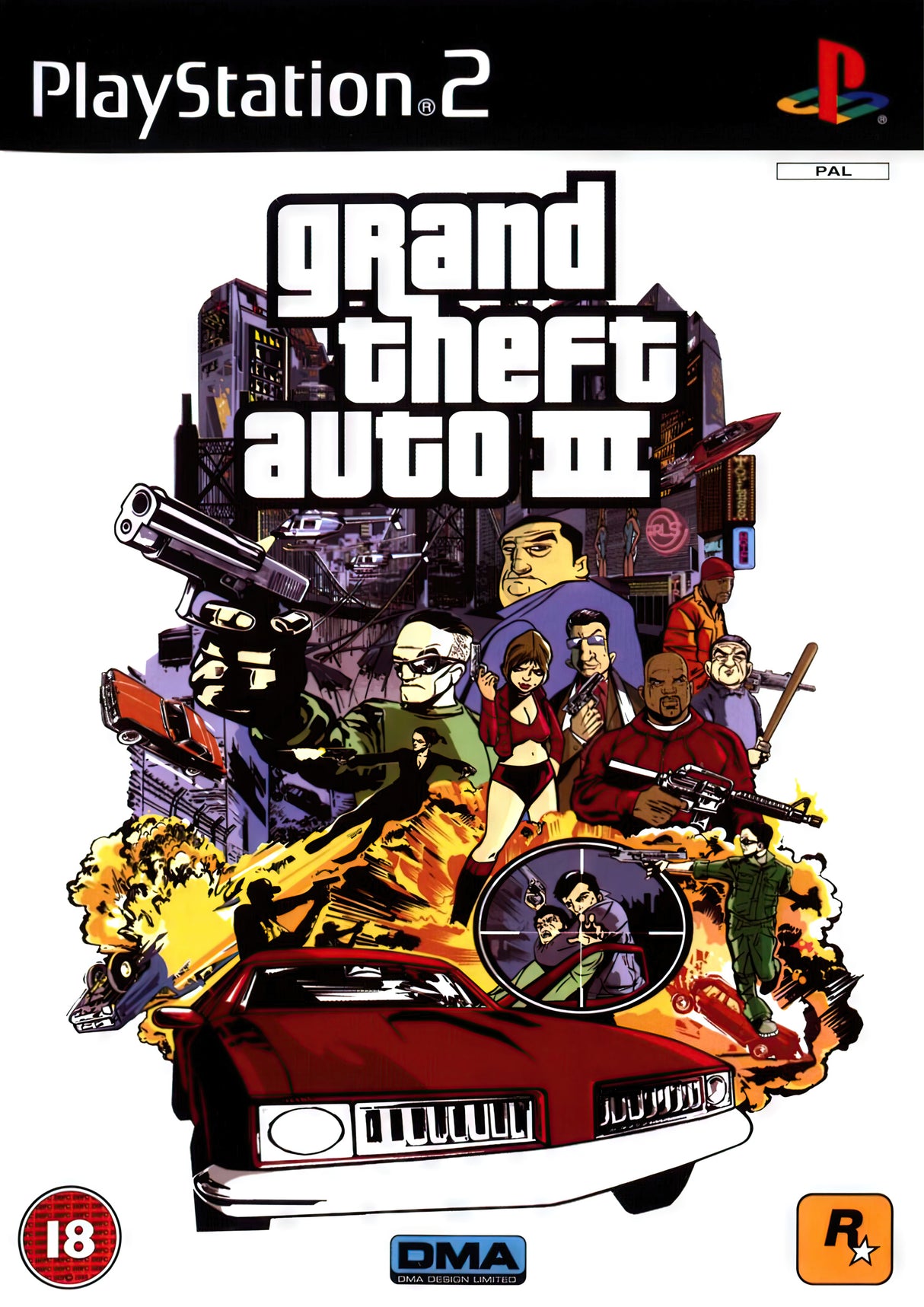 2000s Grand Theft Auto 3 A2 Size Posters-Pixel Demon