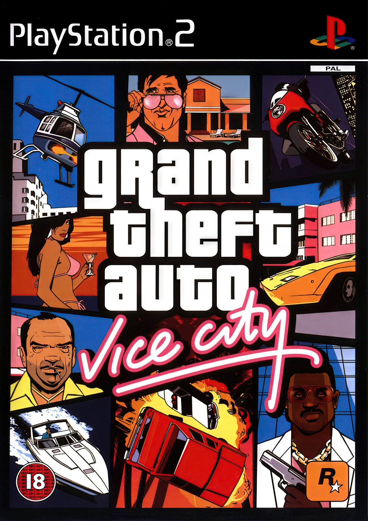 2000s Grand Theft Auto Vice City A2 Size Posters-Pixel Demon