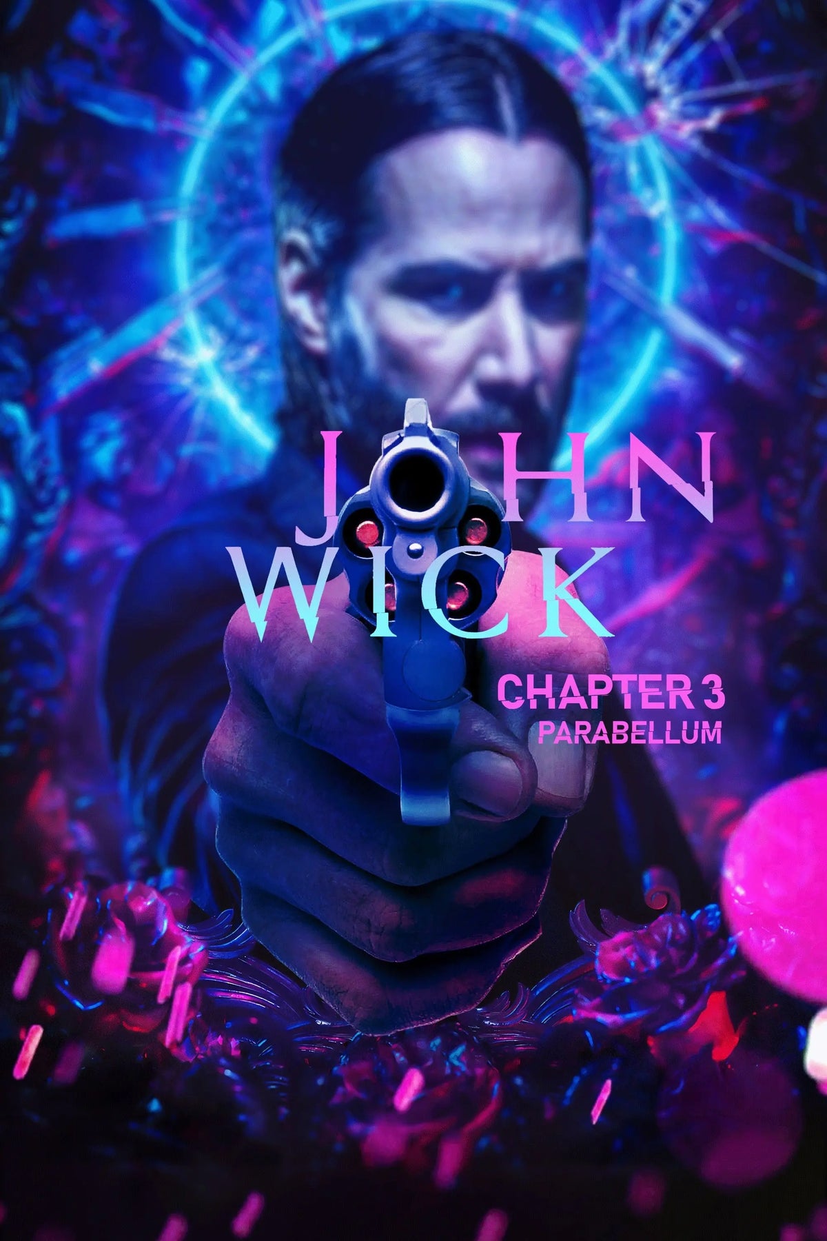 John Wick Design 12 A2 Size Movie Poster-Pixel Demon