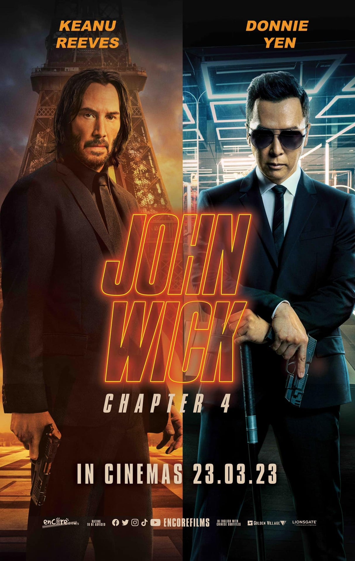 John Wick Design 2 A2 Size Movie Poster-Pixel Demon
