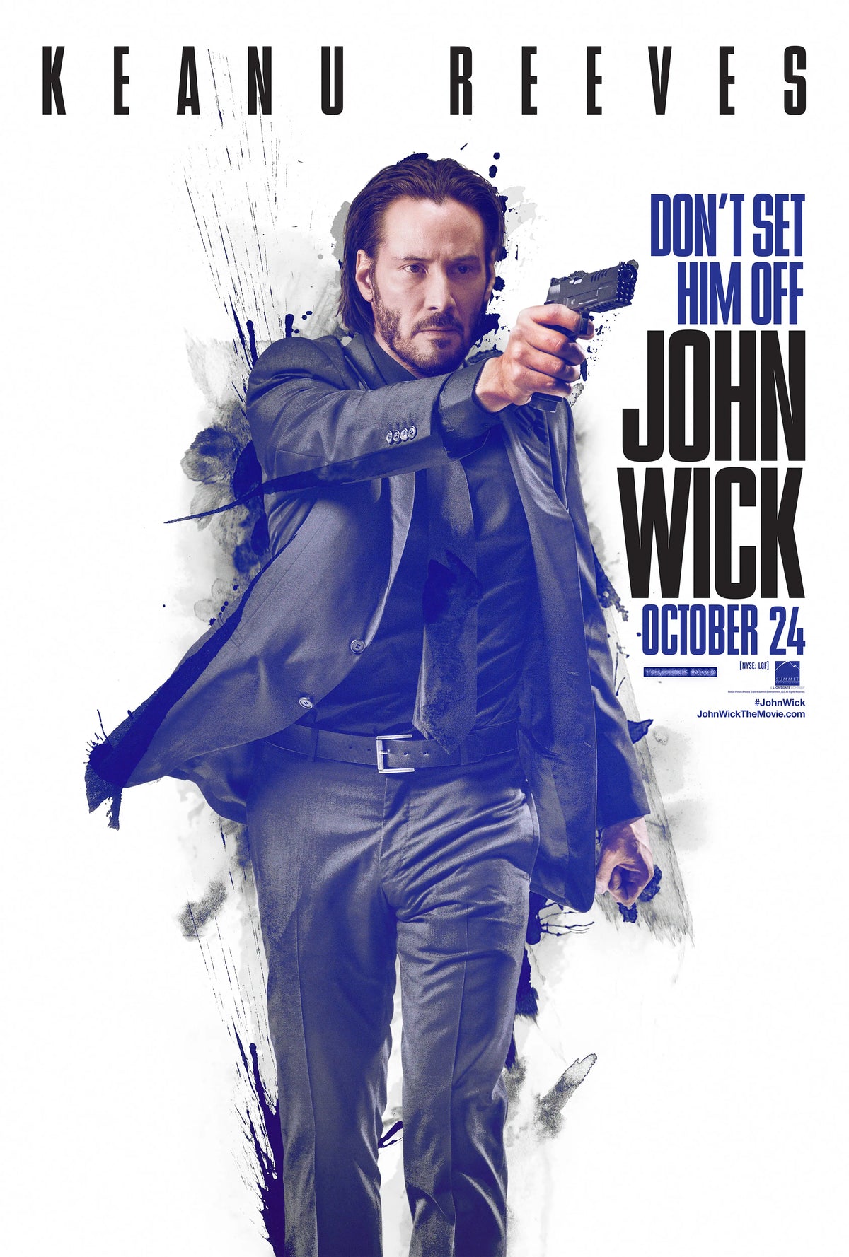 John Wick Design 3 A2 Size Movie Poster-Pixel Demon