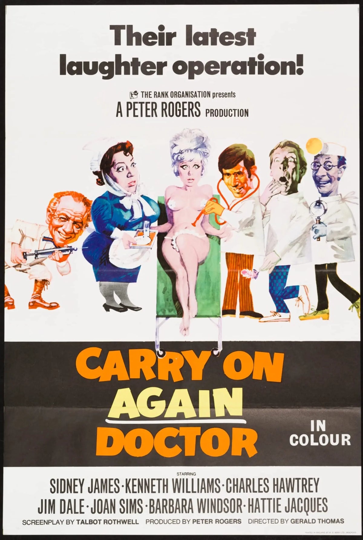 Carry On Again Doctor A2 Size Movie Poster-Pixel Demon