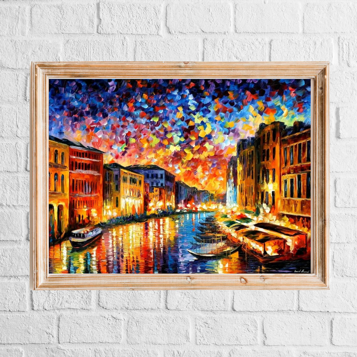 Leonid Afremov Style 3 A2 Size Posters-Pixel Demon