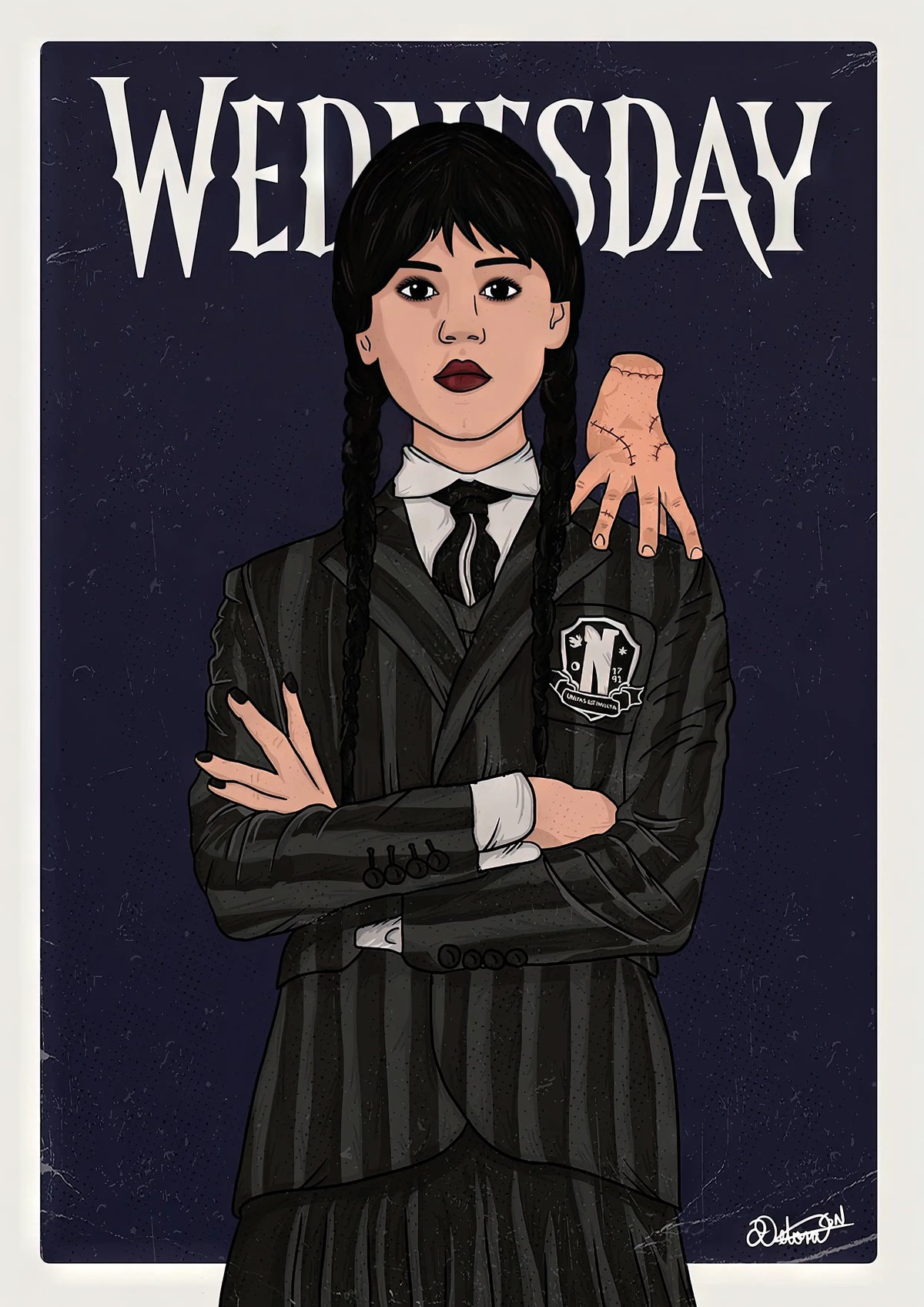 Wednesday Design 9 A2 Size Posters-Pixel Demon
