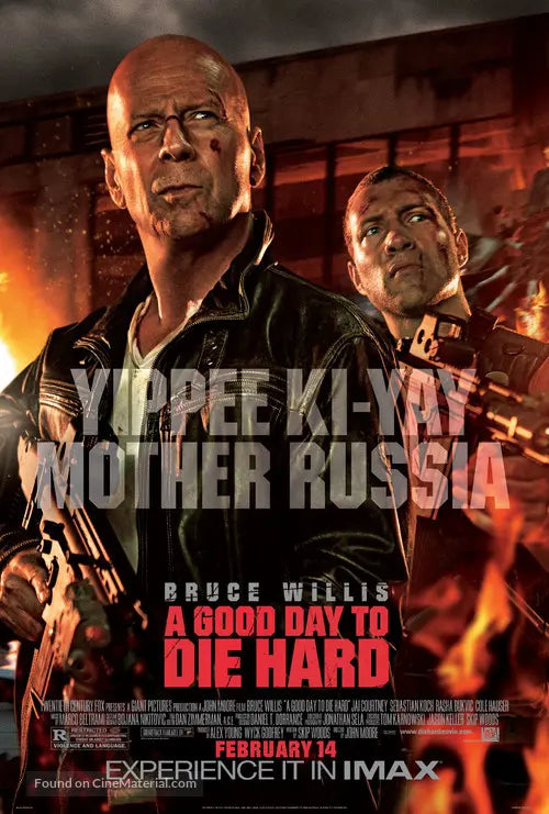 A Good Day to Die Hard A2 Movie Poster-Pixel Demon