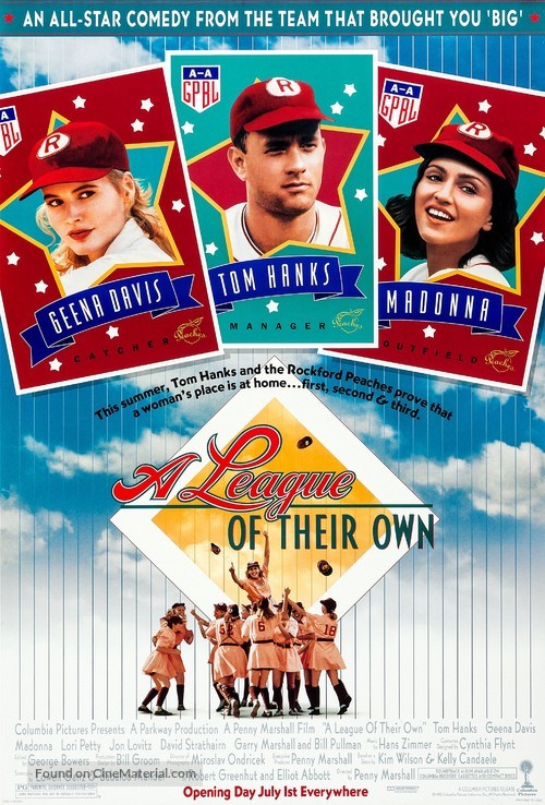 A League of Their Own Cinema Movie Poster A2 Size
