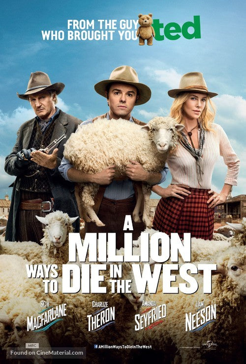 A Million Ways to Die in the West A2 Movie Poster-Pixel Demon