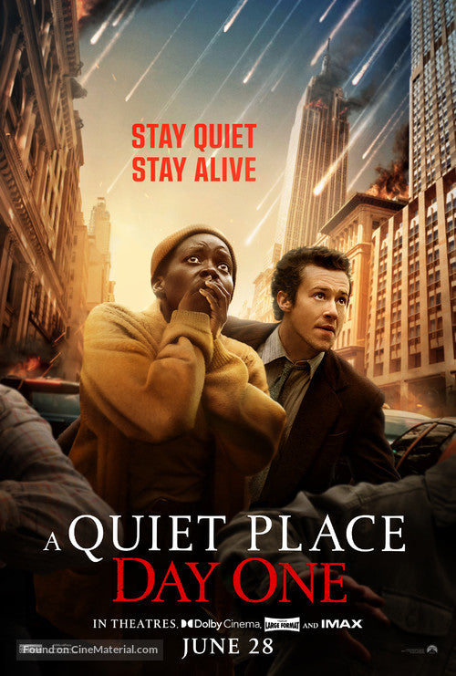 A Quiet Place: Day One Cinema Movie Poster A2 Size Version 1