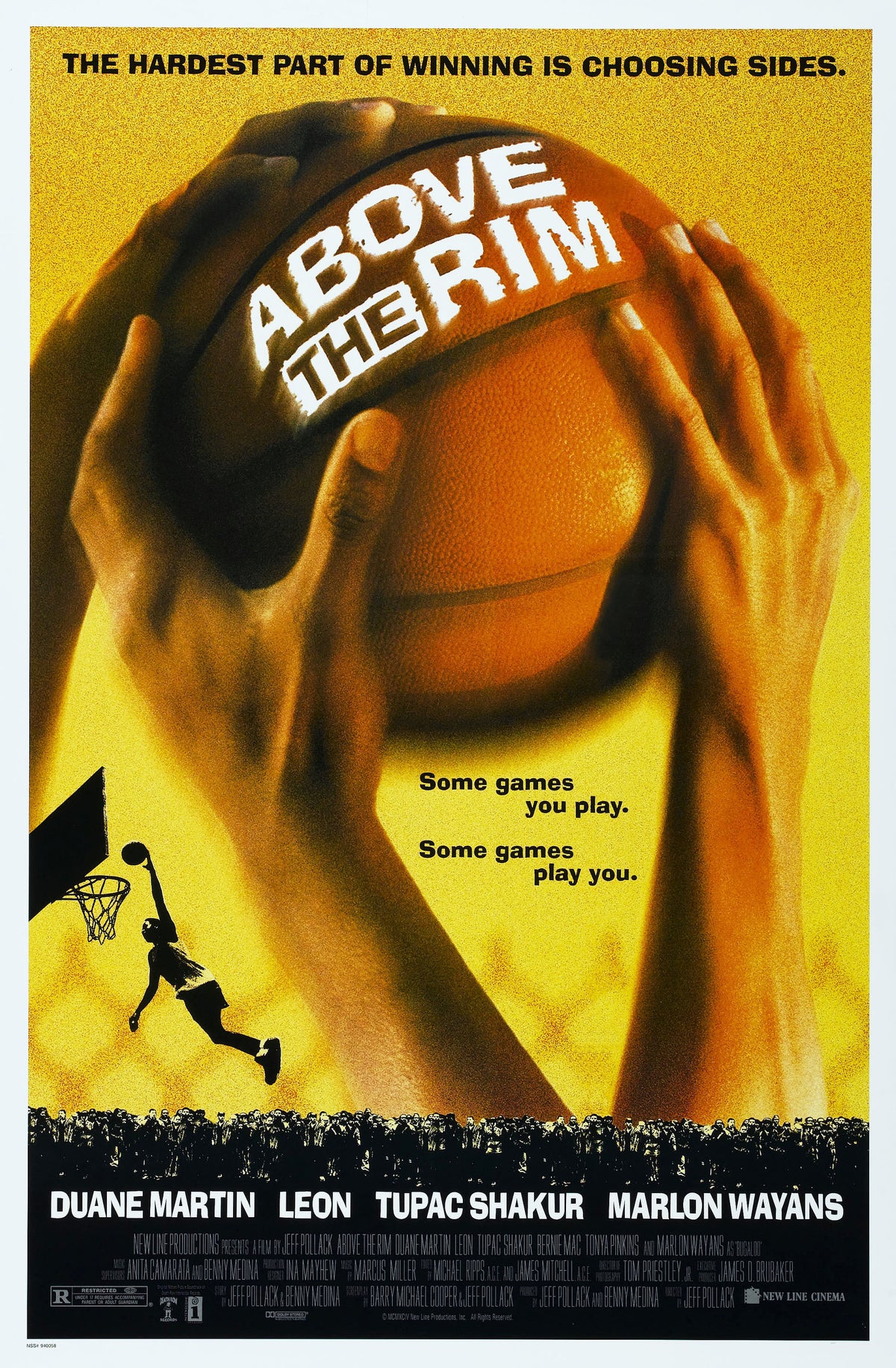 Above The Rim A2 Size Movie Poster-Pixel Demon