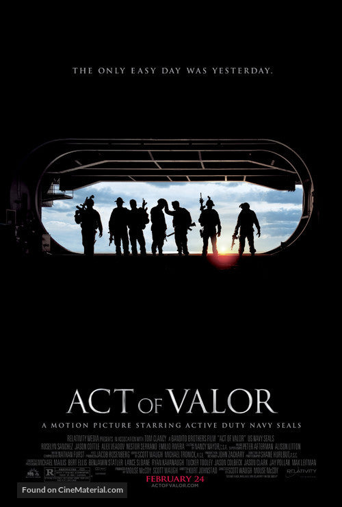 Act of Valor A2 Movie Poster-Pixel Demon