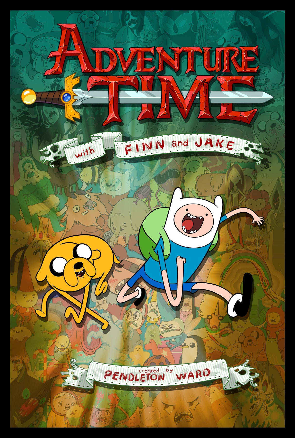 Adventure Time A2 Size Movie Poster-Pixel Demon