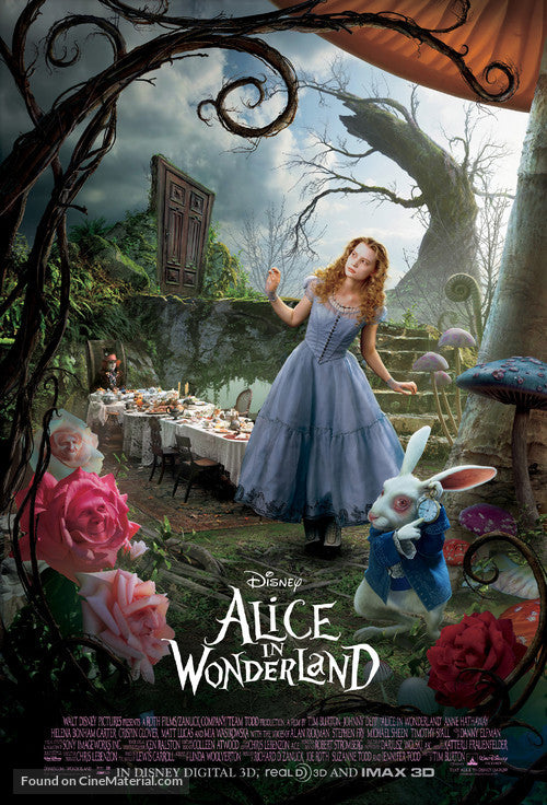 Alice in Wonderland A2 Movie Poster-Pixel Demon