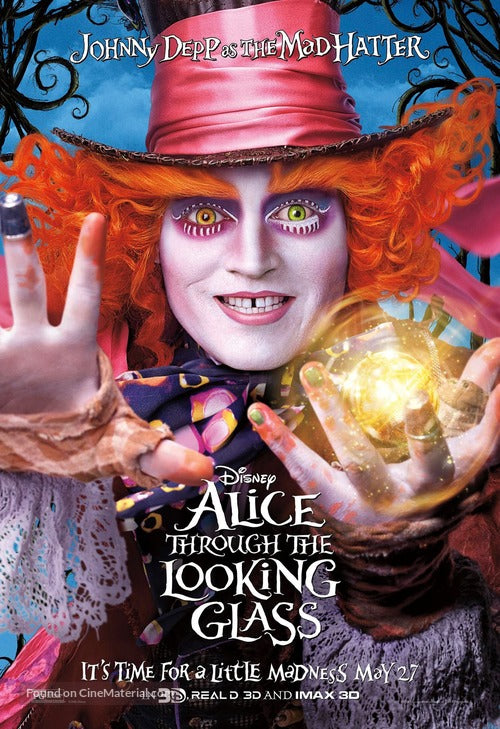 Alice Through the Looking Glass A2 Movie Poster-Pixel Demon