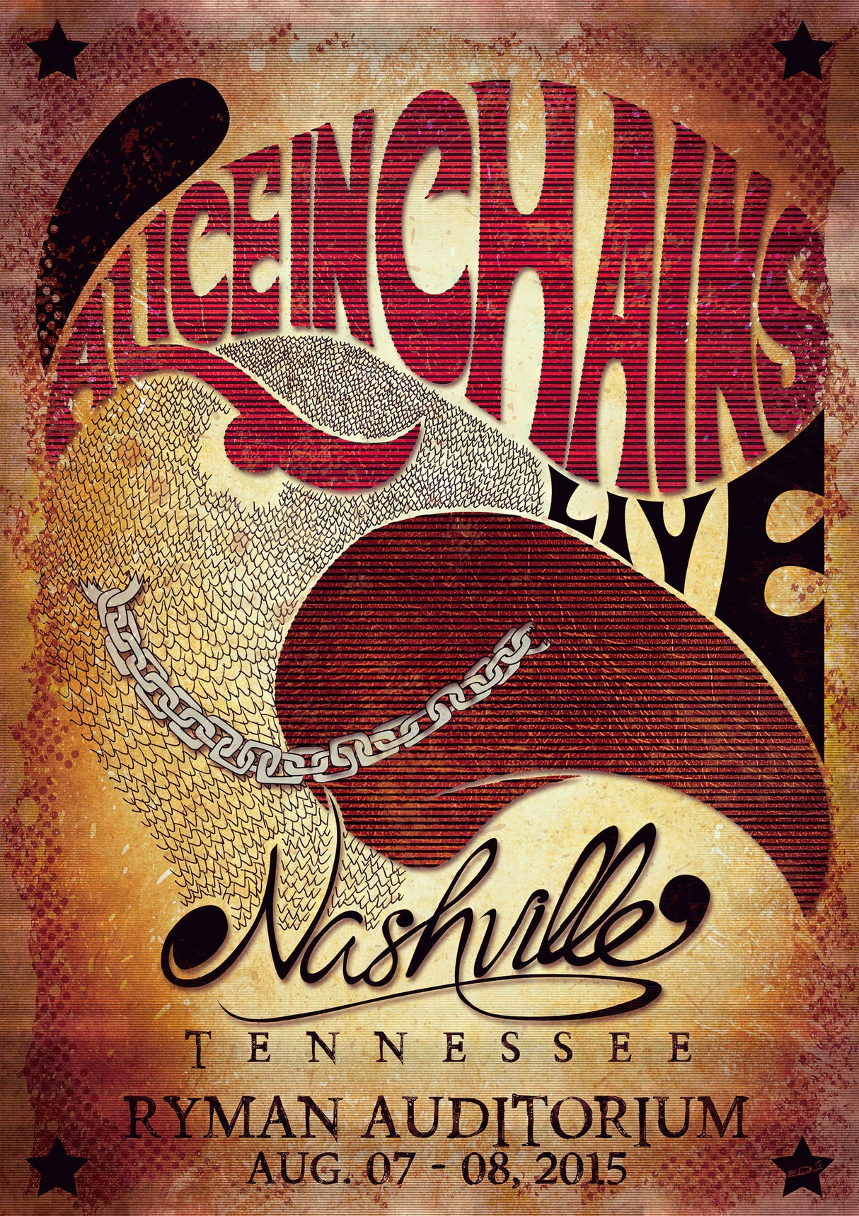 Alice In Chains 2 Vintage Gig A2 Size Posters-Pixel Demon