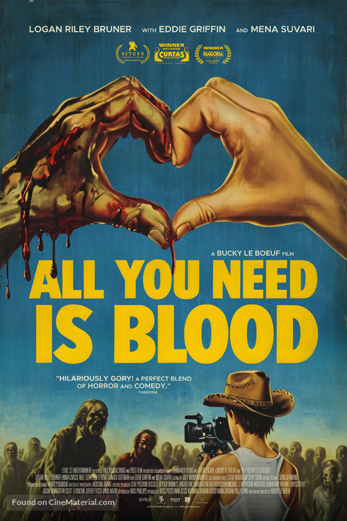 All You Need Is Blood Movie Poster A2 Size Version 1