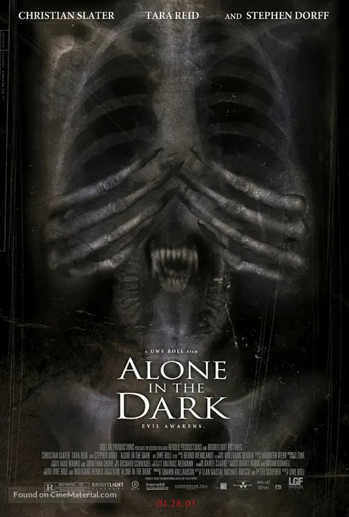 Pixel Demon Alone in the Dark Movie Poster A2 Size