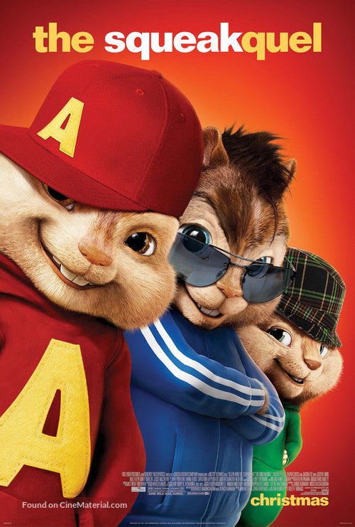 Alvin and the Chipmunks: The Squeakquel A2 Movie Poster-Pixel Demon