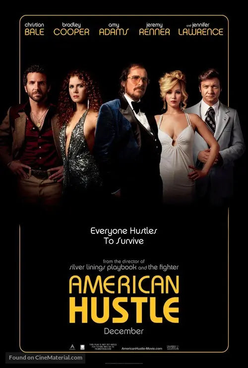 American Hustle Cinema Movie Poster A2 Size