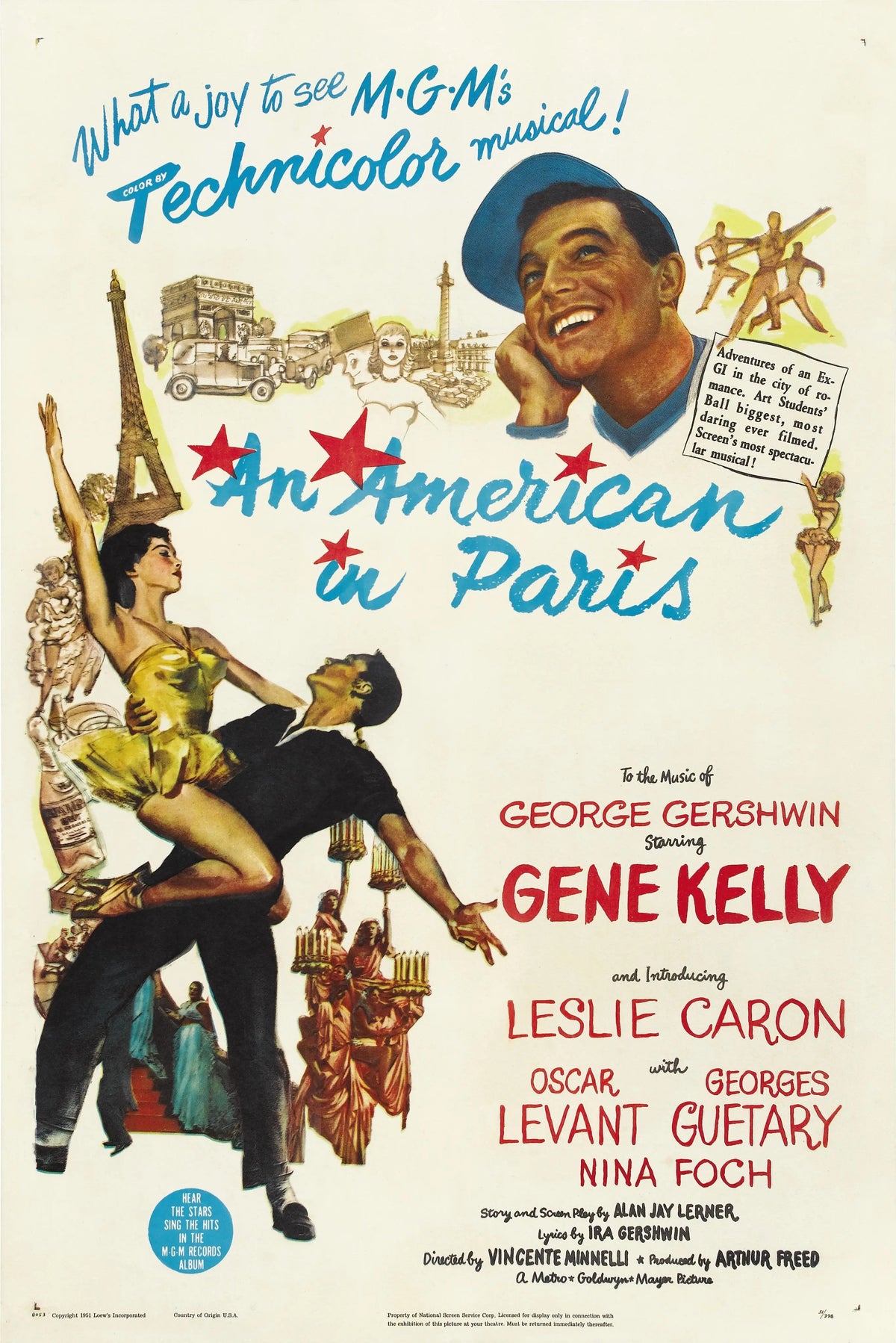 An American In Paris A2 Size Movie Poster-Pixel Demon