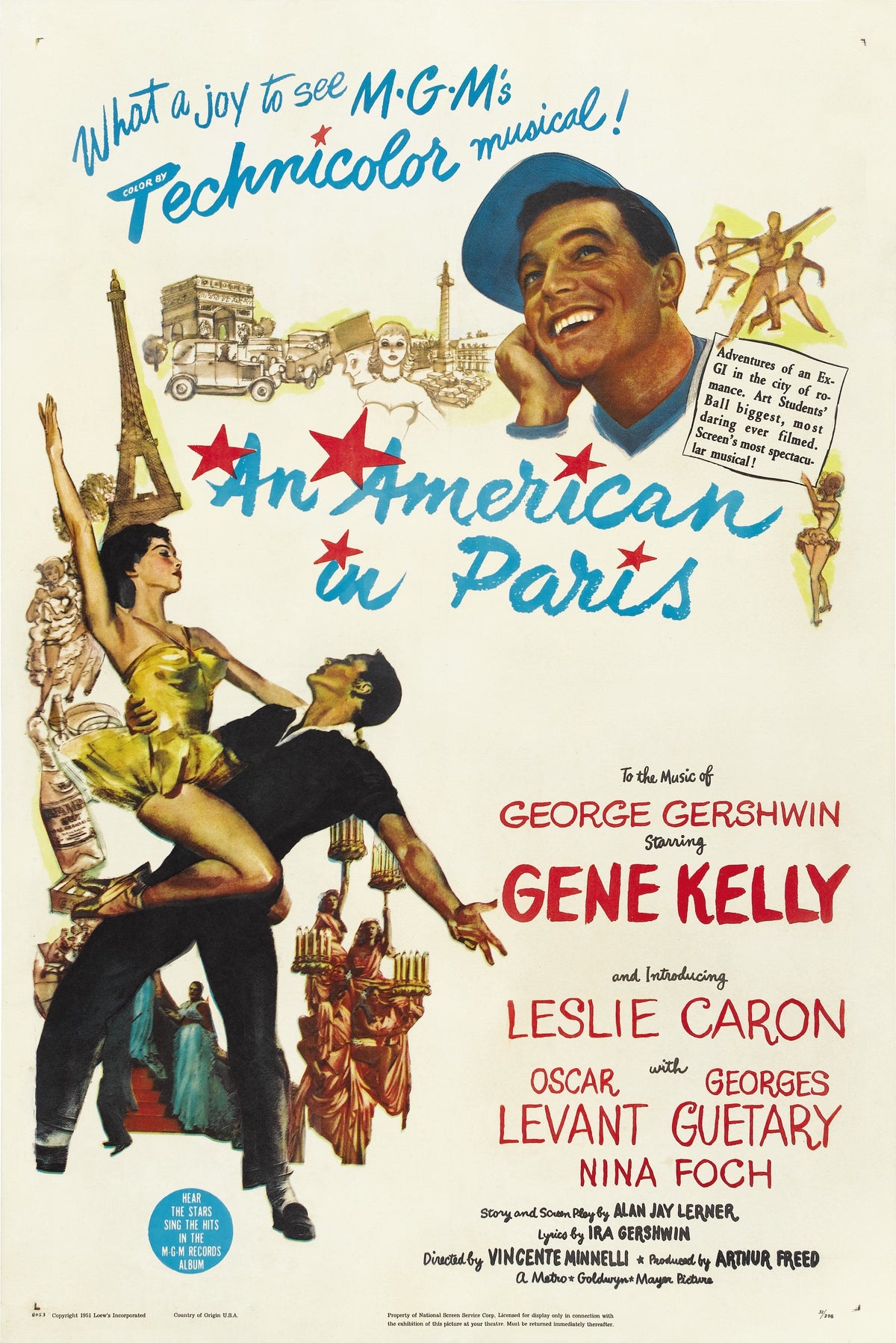 An American In Paris A2 Size Movie Poster-Pixel Demon