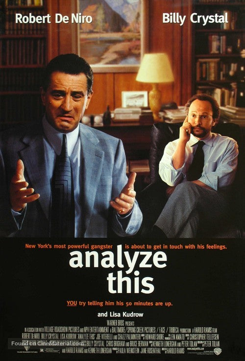 Analyze This Cinema Movie Poster A2 Size