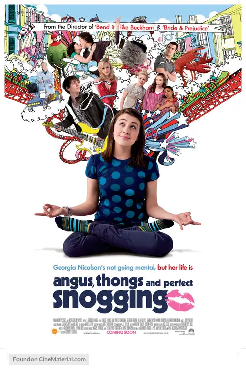 Pixel Demon Angus, Thongs and Perfect Snogging Movie Poster A2 Size
