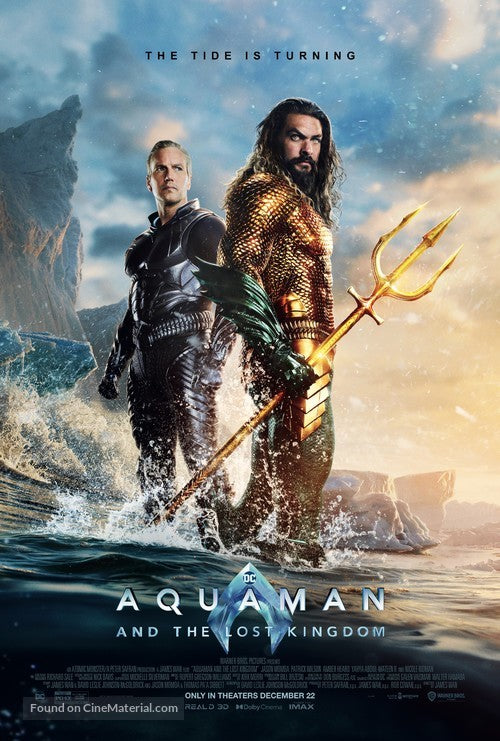 Aquaman and the Lost Kingdom A2 Movie Poster-Pixel Demon