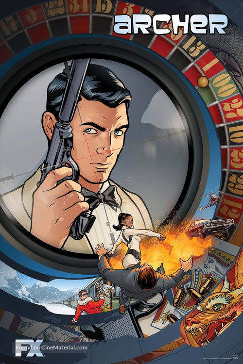 Archer TV Series Poster A2 Size Version 2