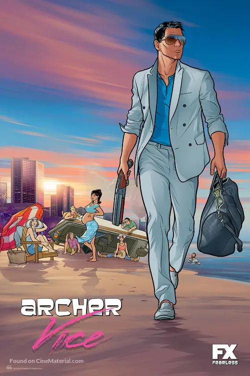 Archer TV Series Poster A2 Size Version 4