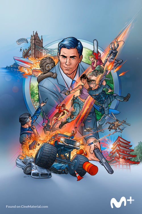 Archer TV Series Poster A2 Size Version 7
