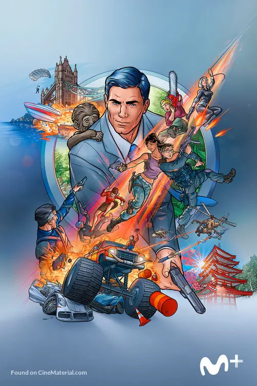 Archer TV Series Poster A2 Size Version 7