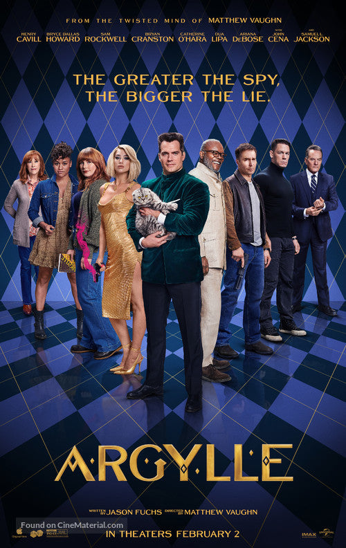 Argylle A2 Movie Poster-Pixel Demon