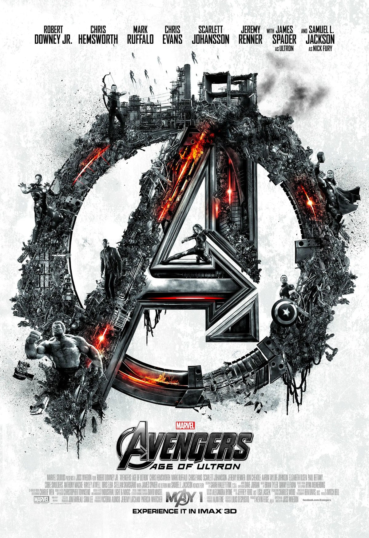 Avengers: Age Of Ultron A2 Size Movie Poster-Pixel Demon