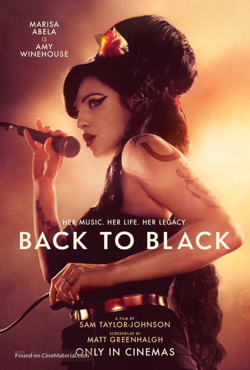 Back to Black Cinema Movie Poster A2 Size Version 3