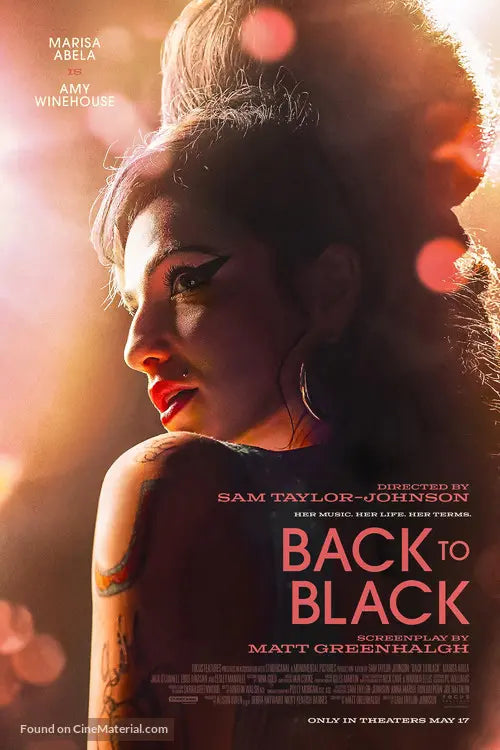 Back to Black Cinema Movie Poster A2 Size Version 2