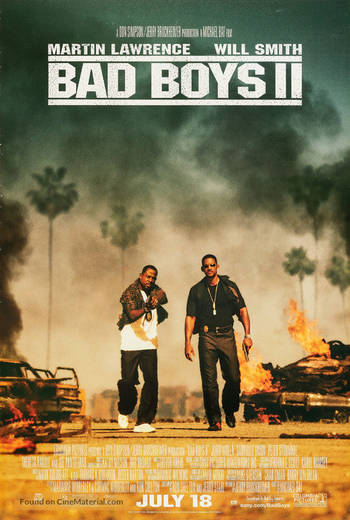 Bad Boys II A2 Movie Poster-Pixel Demon