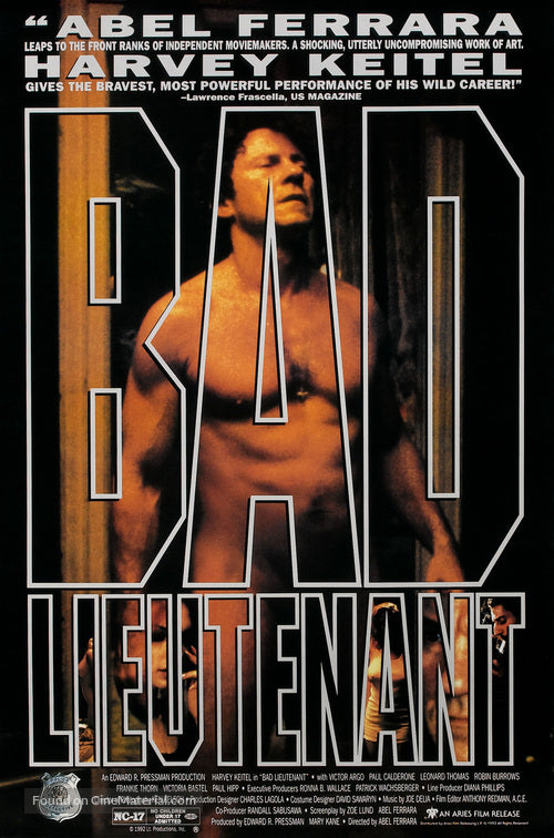 Pixel Demon Bad Lieutenant Movie Poster A2 Size