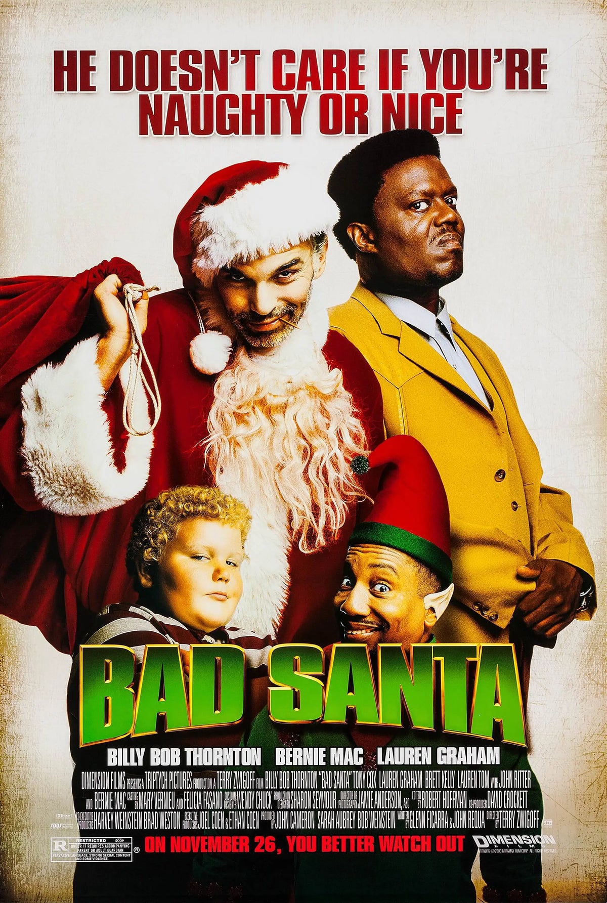 Bad Santa A2 Size Movie Poster-Pixel Demon