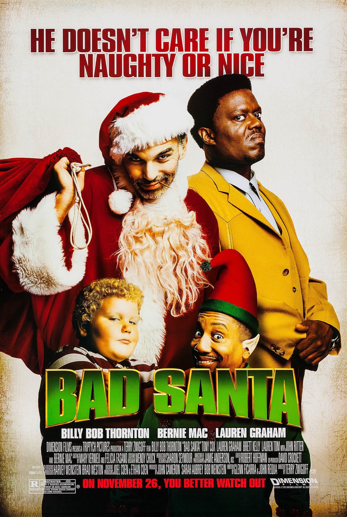 Bad Santa A2 Size Movie Poster-Pixel Demon