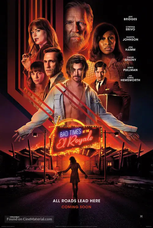 Pixel Demon Bad Times at the El Royale Movie Poster A2 Size