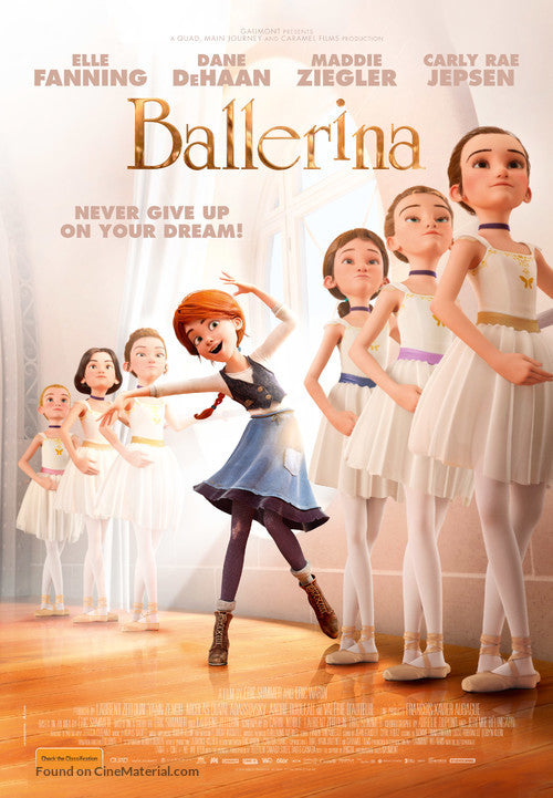 Ballerina Cinema Movie Poster A2 Size