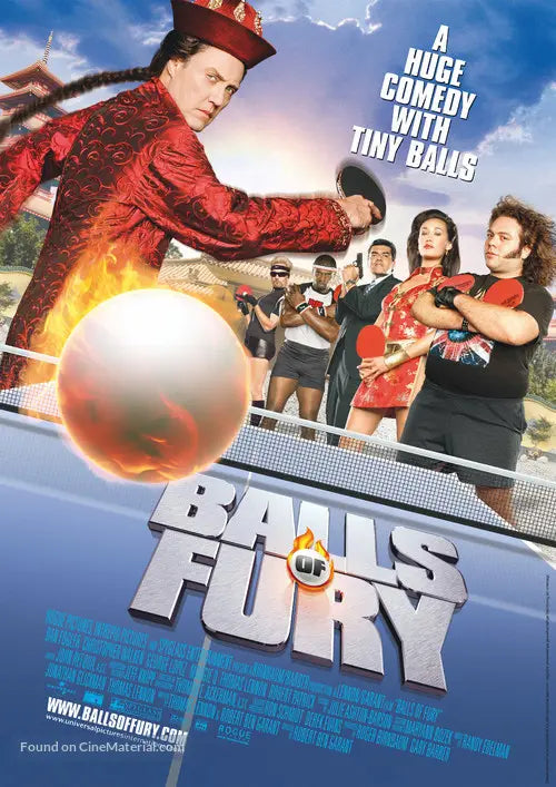 Pixel Demon Balls of Fury Movie Poster A2 Size